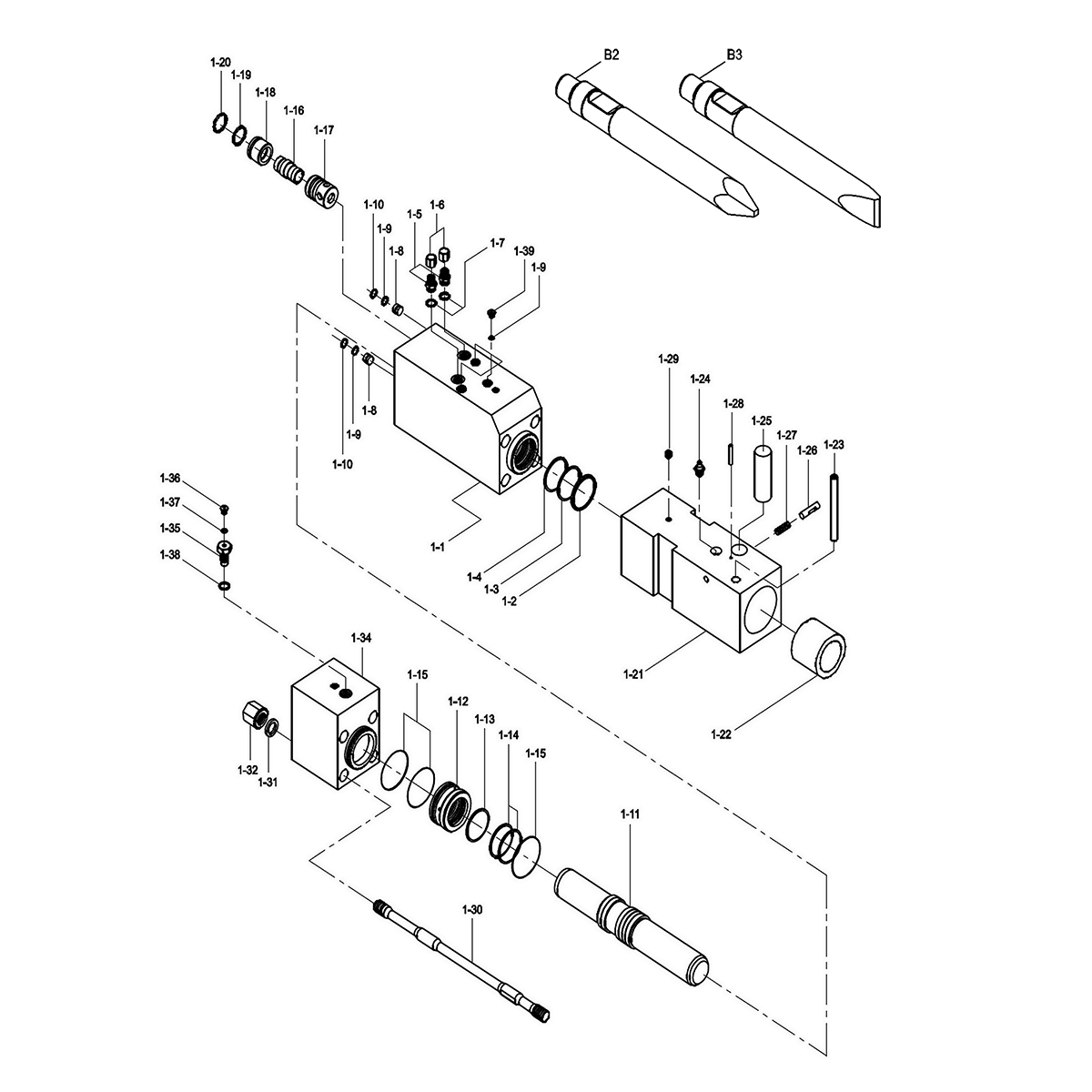 HYDRAULIC BREAKER AB0082DA