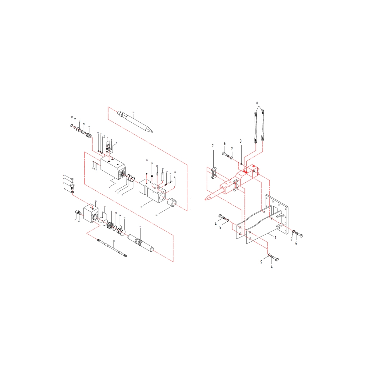 HYDRAULIC BREAKER AB0102DA
