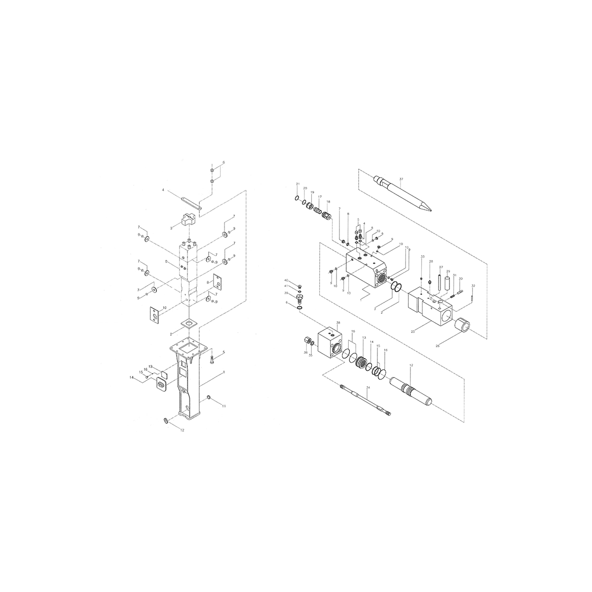 HYDRAULIC BREAKER AB0152DA