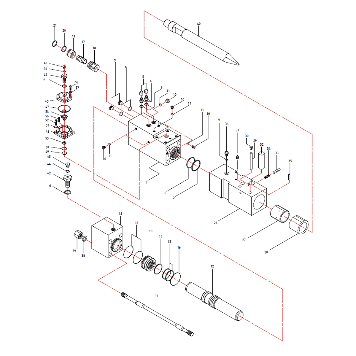 HYDRAULIC BREAKER AB0352DA