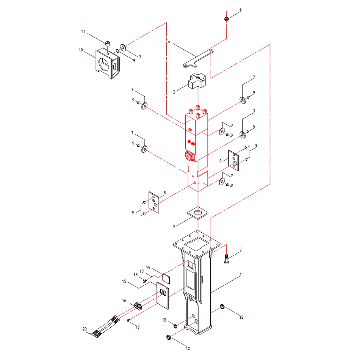 HYDRAULIC BREAKER AB0352DA