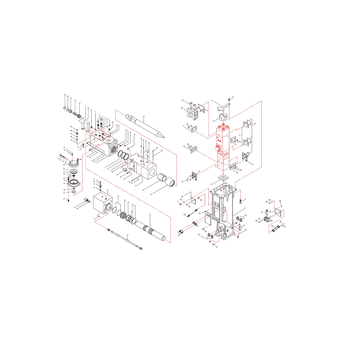 HYDRAULIC BREAKER AB1353DA