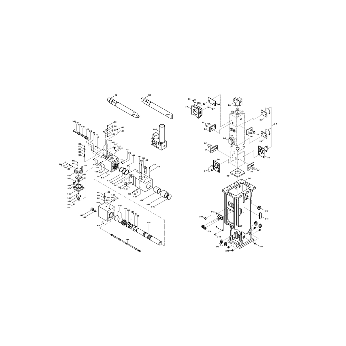BRISE ROCHE HYDRAULIQUE AB2454DA