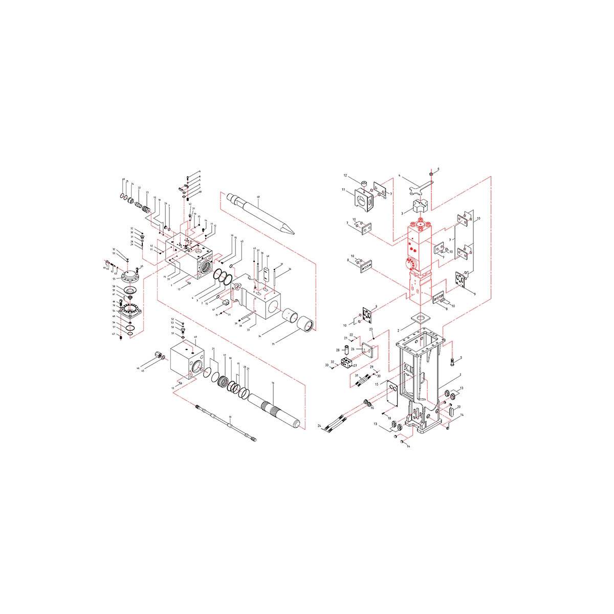 MARTILLO HIDRAULICO AB3553DA