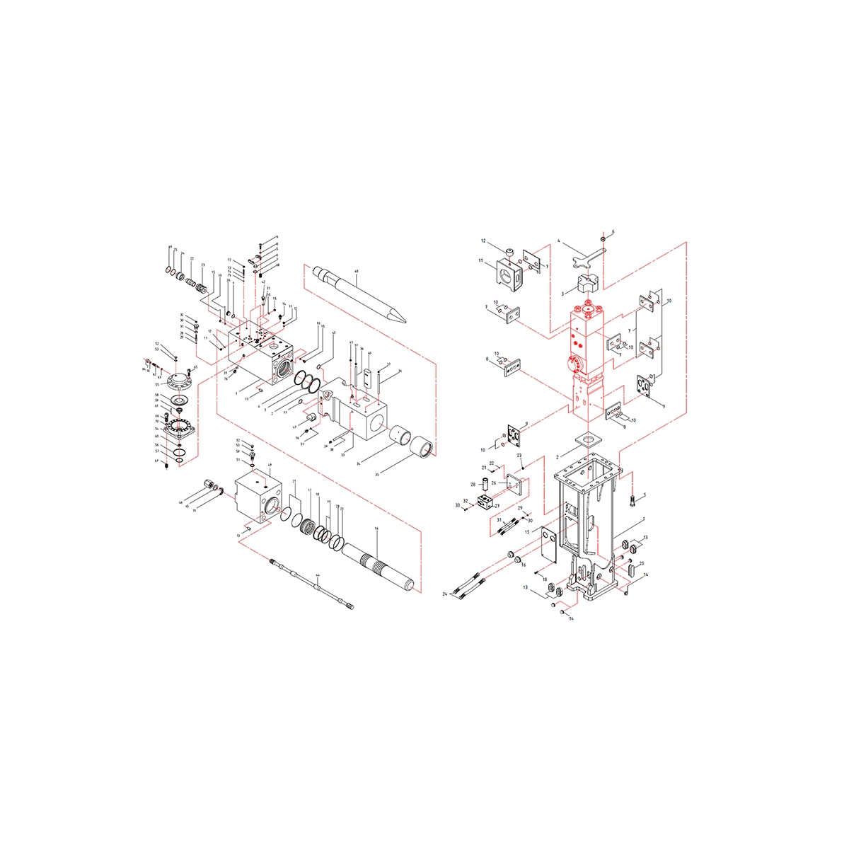 HYDRAULICKÉ KLADIVO AB4053DA