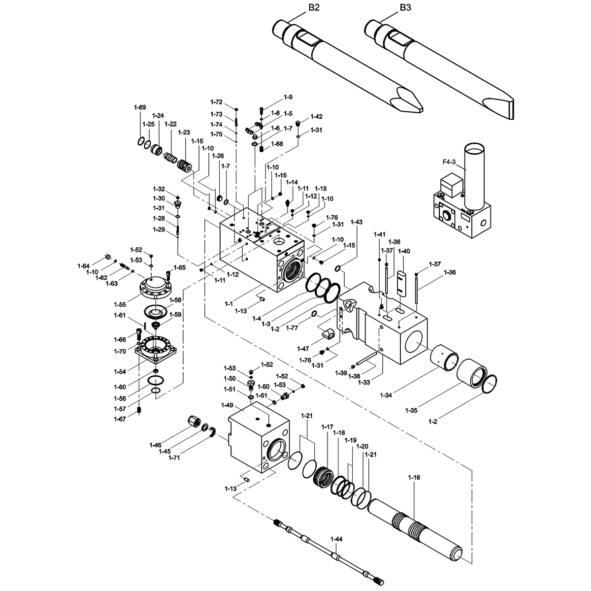 BRISE ROCHE HYDRAULIQUE AB5054DA