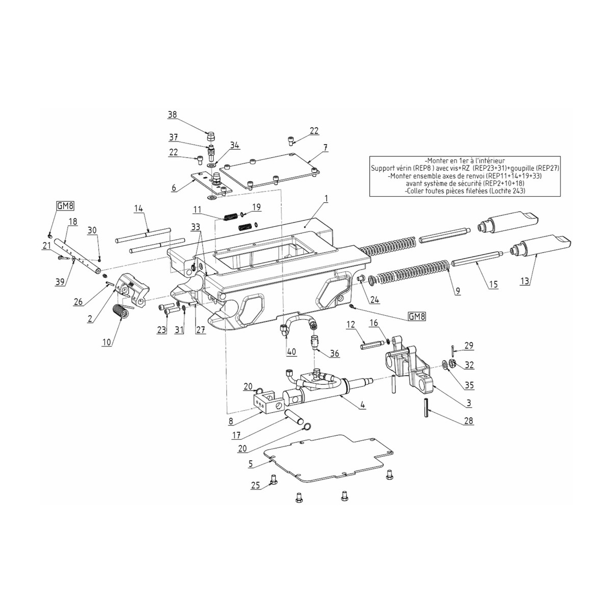 ATTACHE RAPIDE HYDRAULIQUE TYPE S