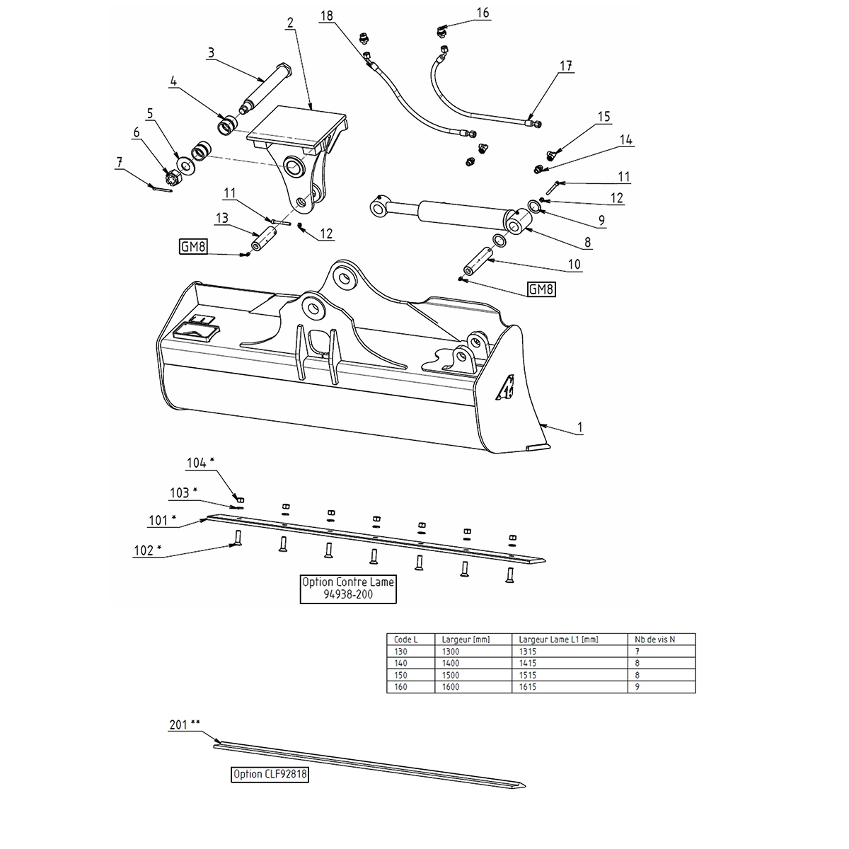 CAZO DE LIMPIEZA INCLINABLE 130cm / 175Lt tipo QA