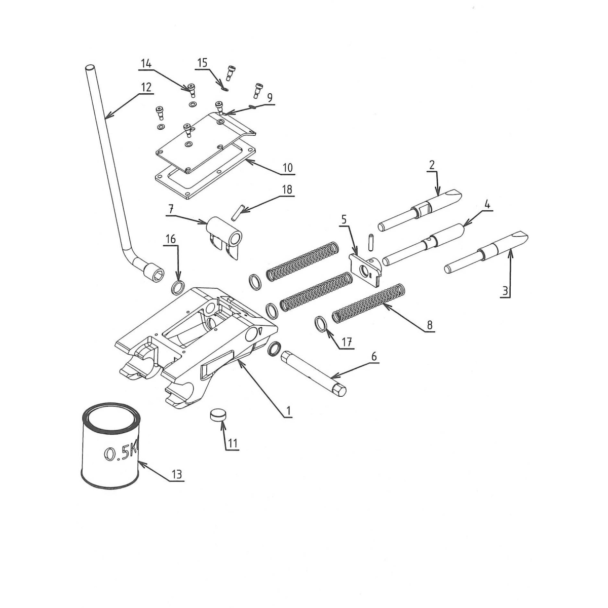 TYPE QA MECHANICAL QUICK HITCH