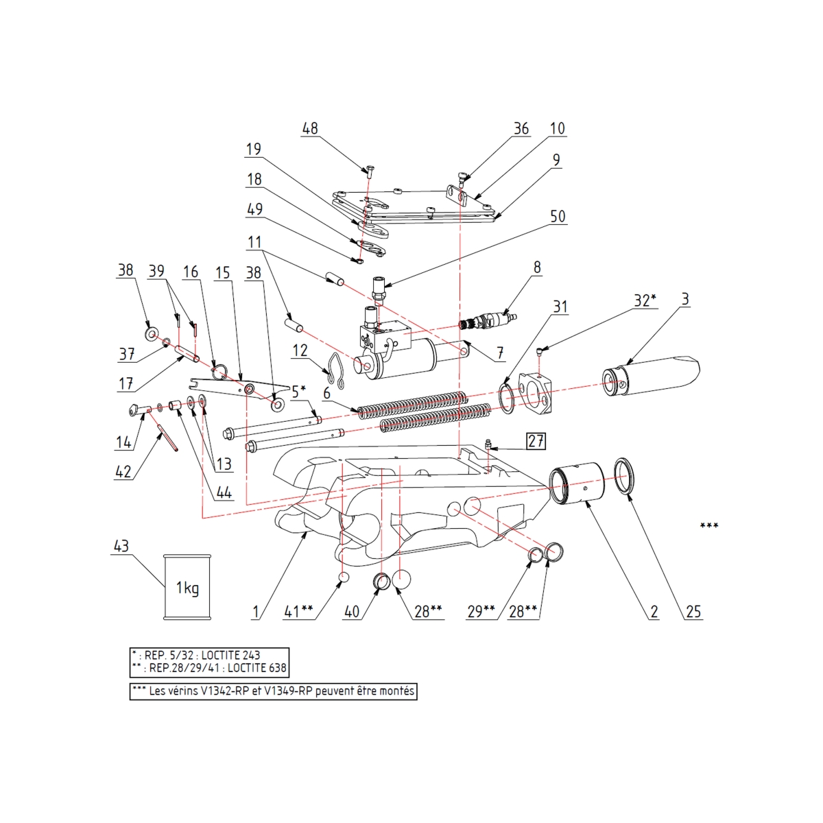 ATTACHE RAPIDE HYDRAULIQUE TYPE QA