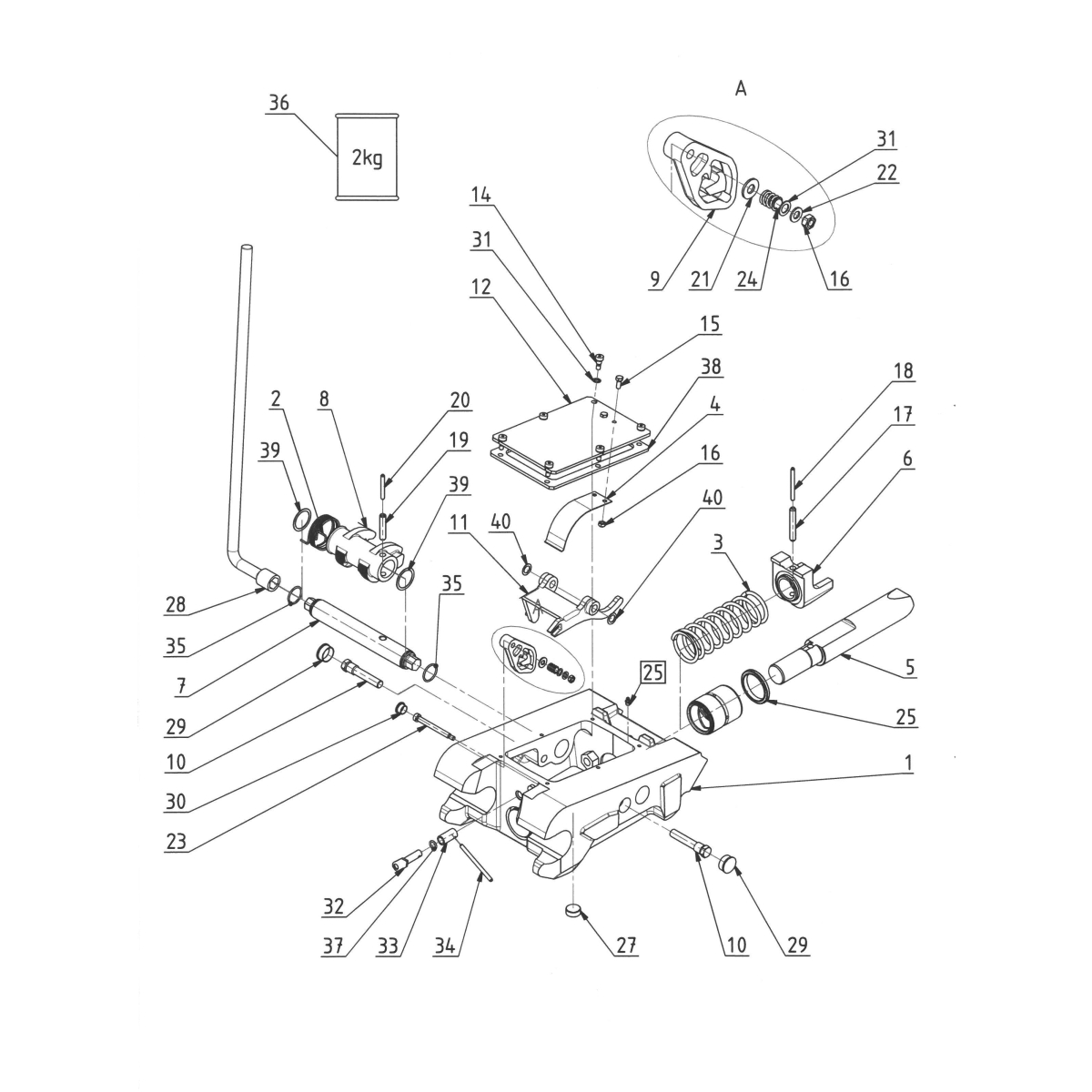 TYPE QA MECHANICAL QUICK HITCH