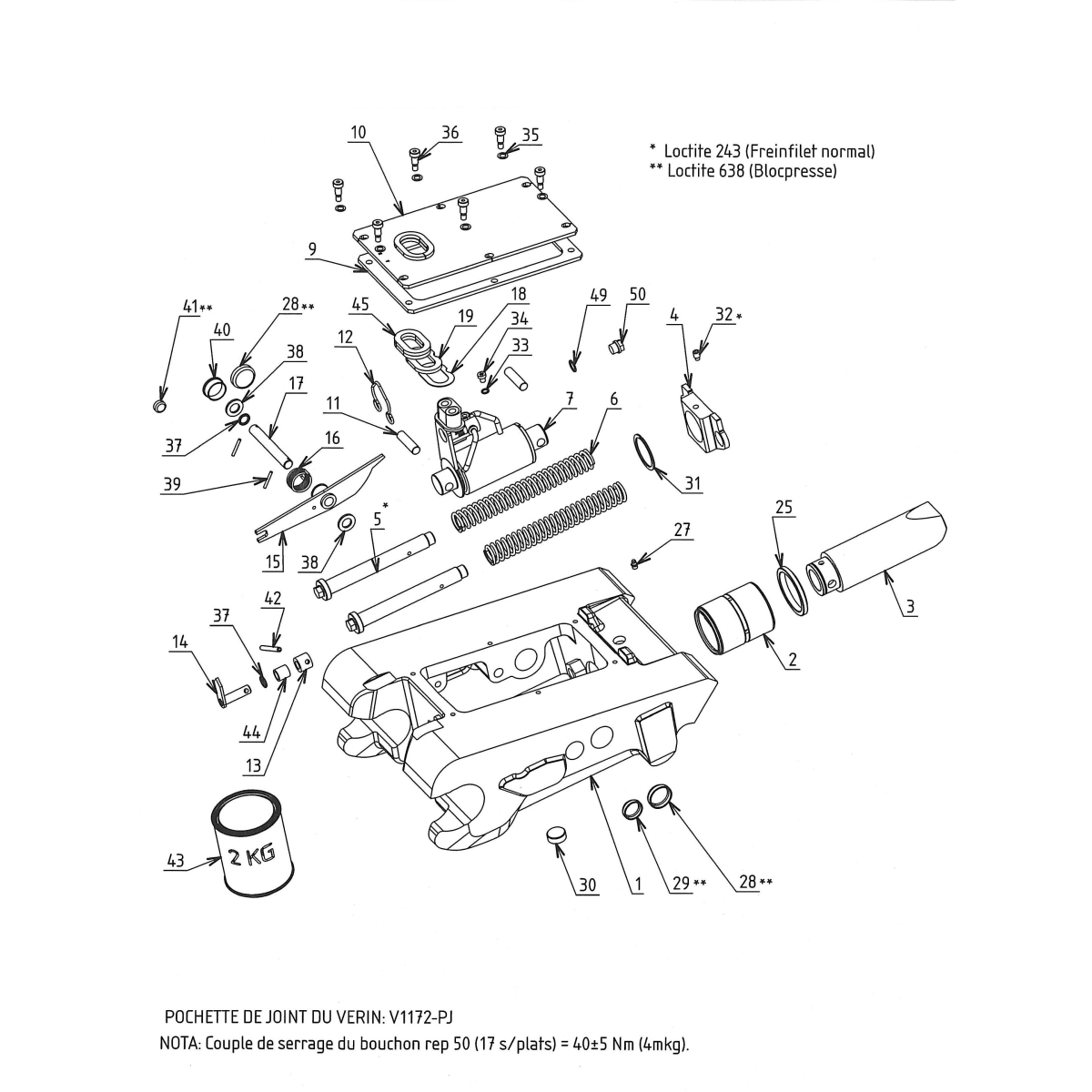 ATTACHE RAPIDE HYDRAULIQUE TYPE QA