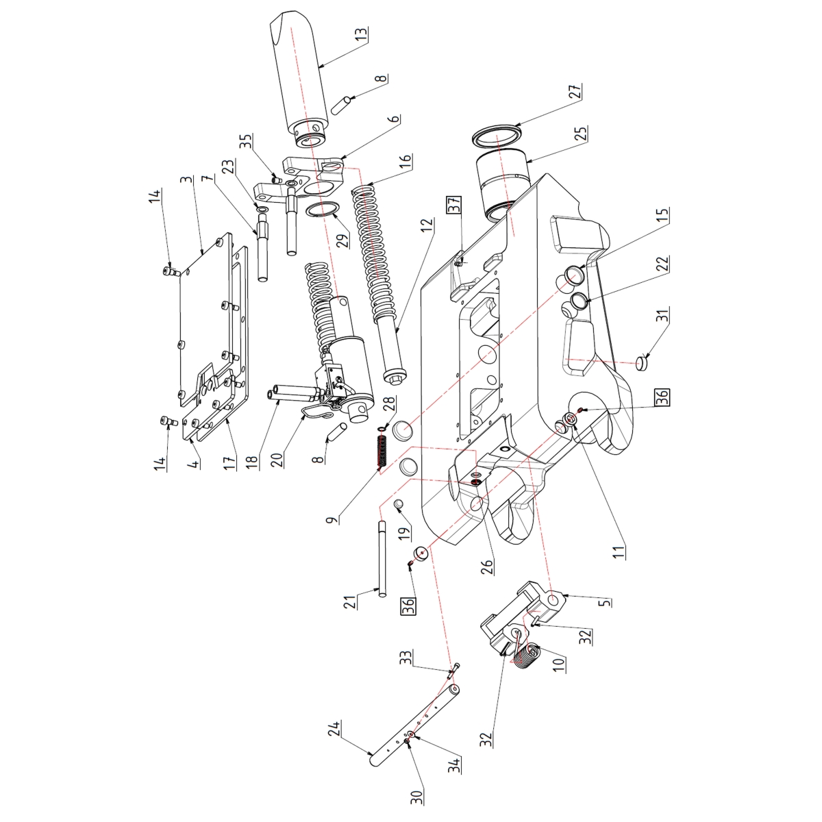 TYPE QA HYDRAULIC QUICK HITCH