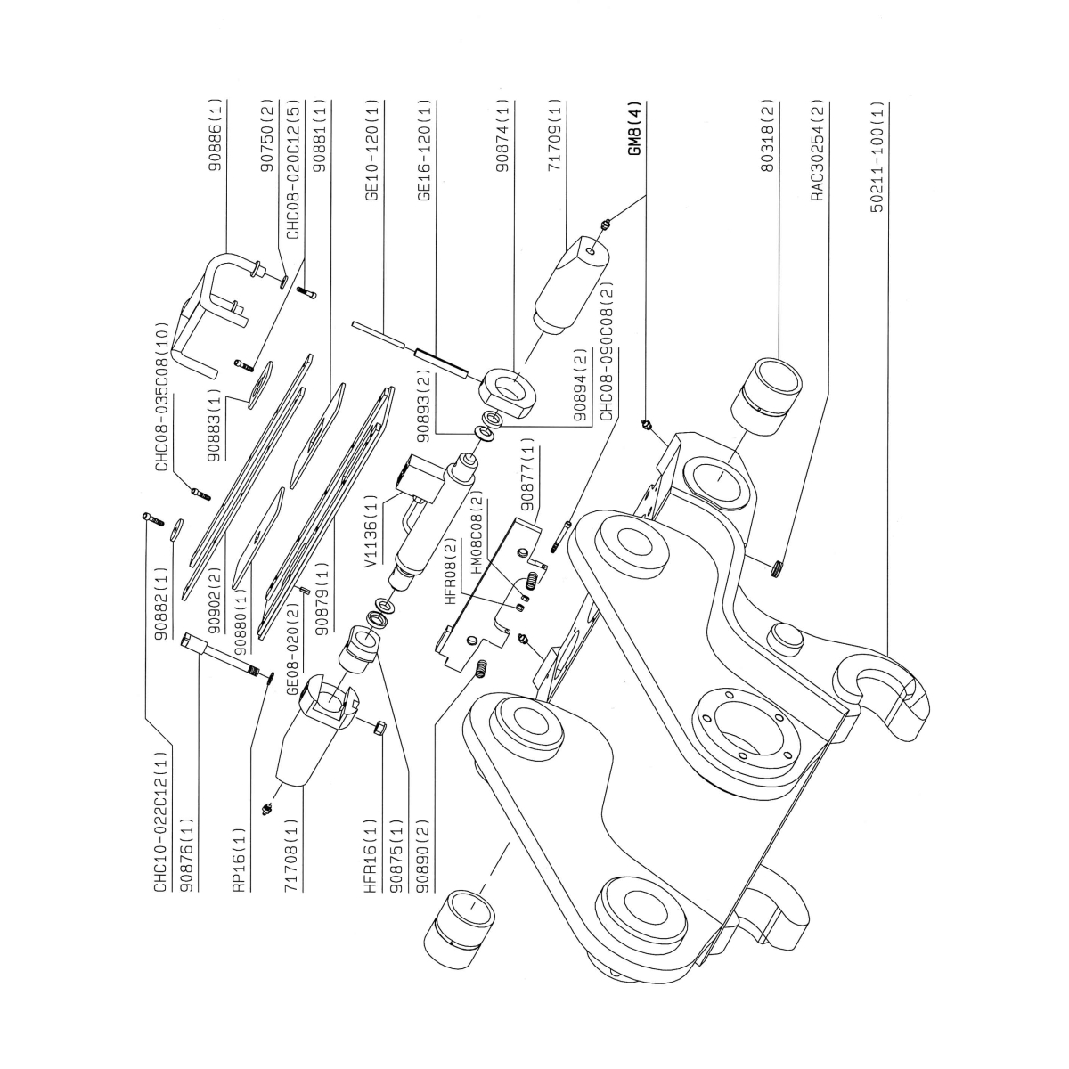 TYPE QA HYDRAULIC QUICK HITCH