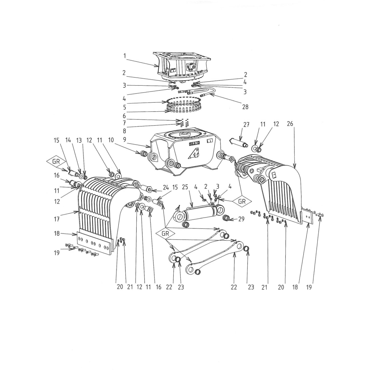 DEMOLITION AND SORTING GRAB