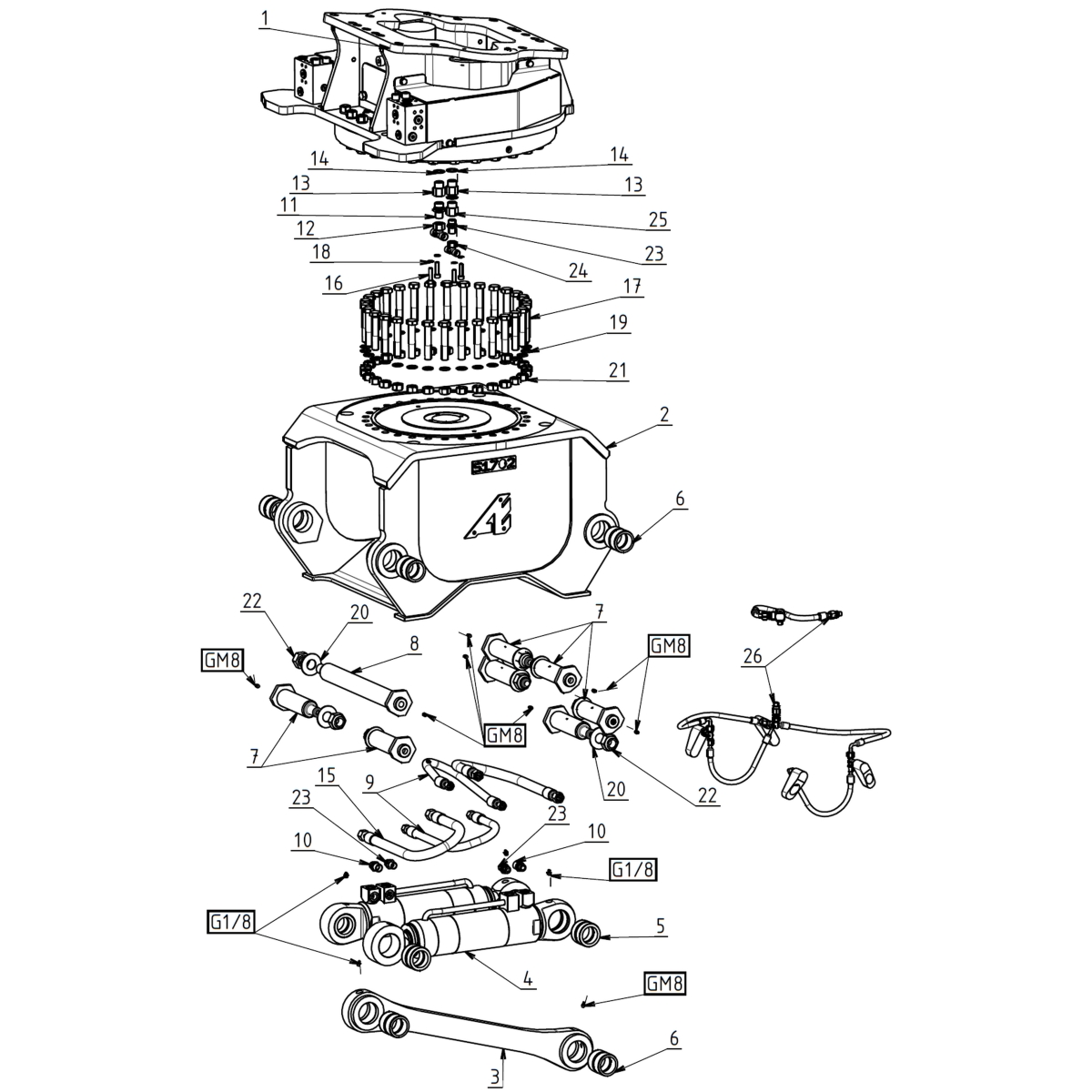 PINCE DE DÉMOLITION ET DE TRI